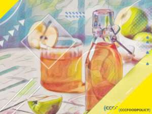 băutură de dimineață cu oțet de cidru de mere