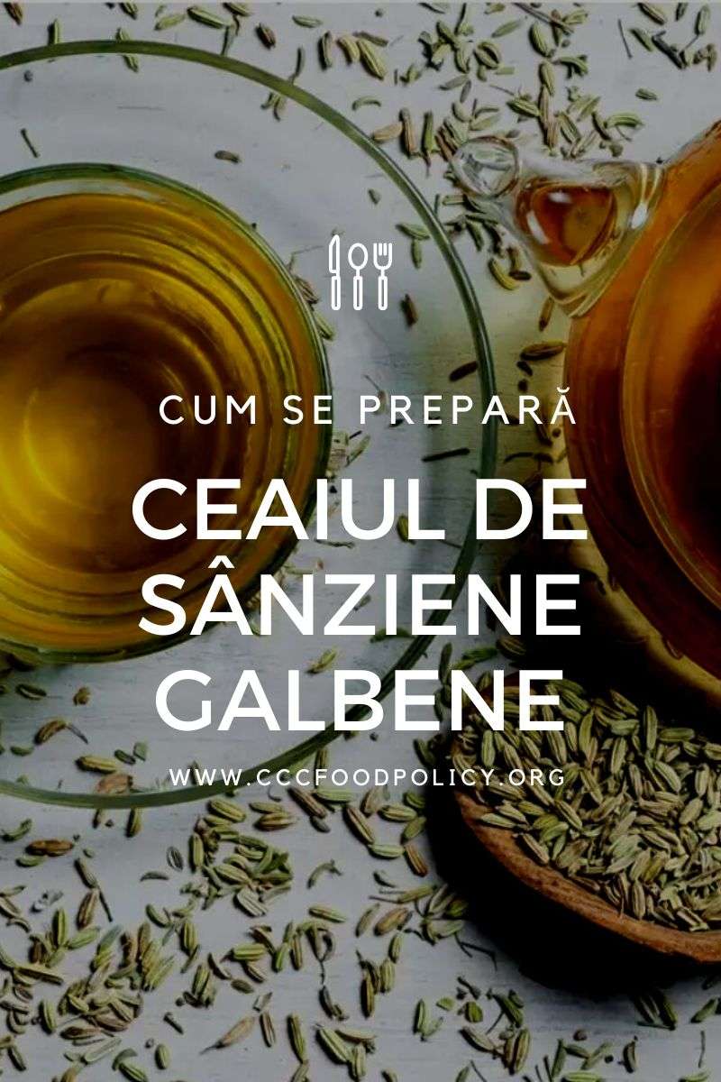 reteta ceaiul de sânziene galbene