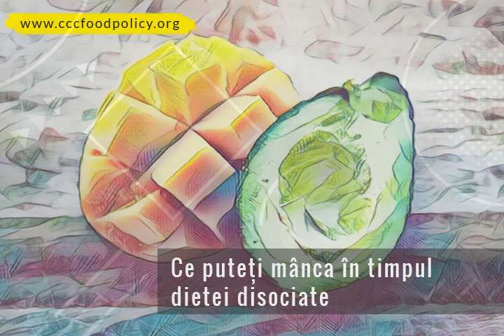 dieta disociata lista alimentelor