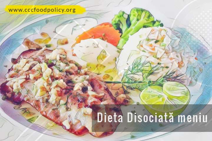 dieta disociata meniu